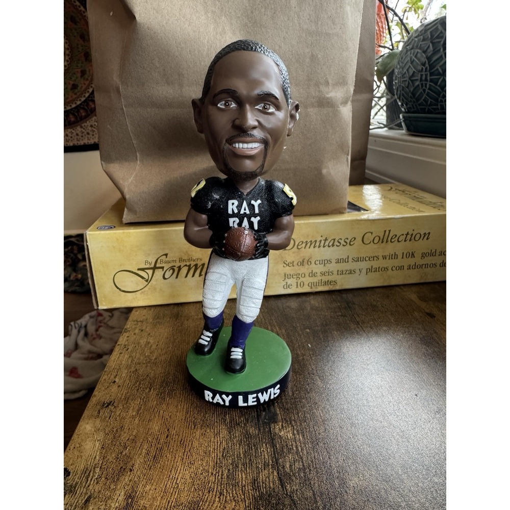 Ray Lewis Bobble Head. Ravens Football. Msp Sports Marketing. Rare!